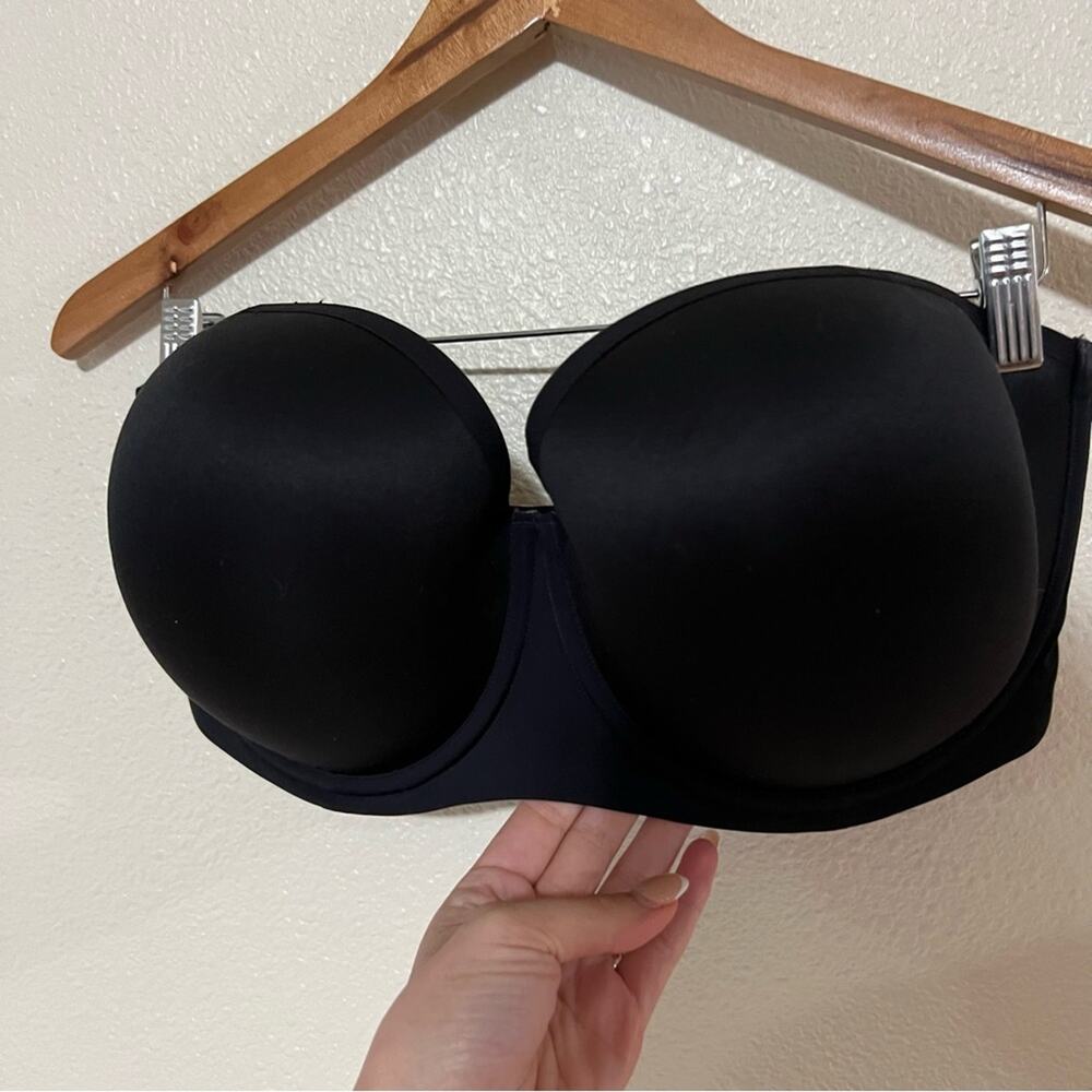 Thirdlove black classic strapless bra - size 42E